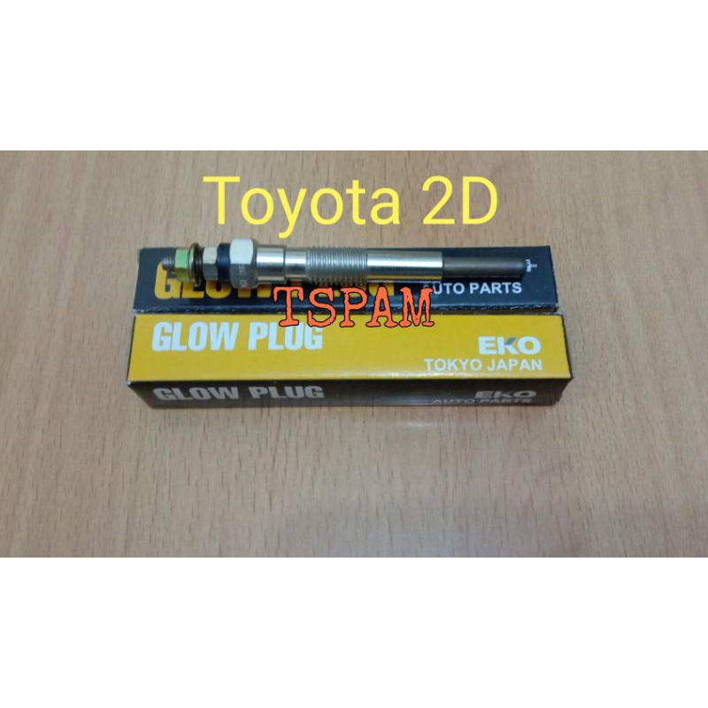 busi pemanas toyota 2d glow plug toyota 2d
