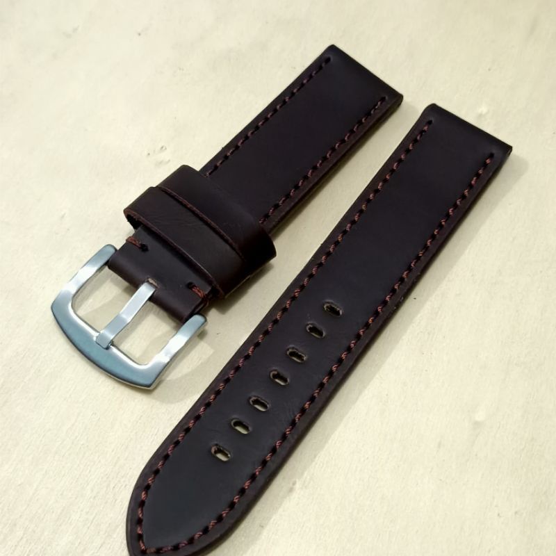 TALI JAM KULIT/TALI J KULIT POLOS/TALI JAM Time King TERBARU Strap Jam Tangan Kulit Gratis Ongkir COD