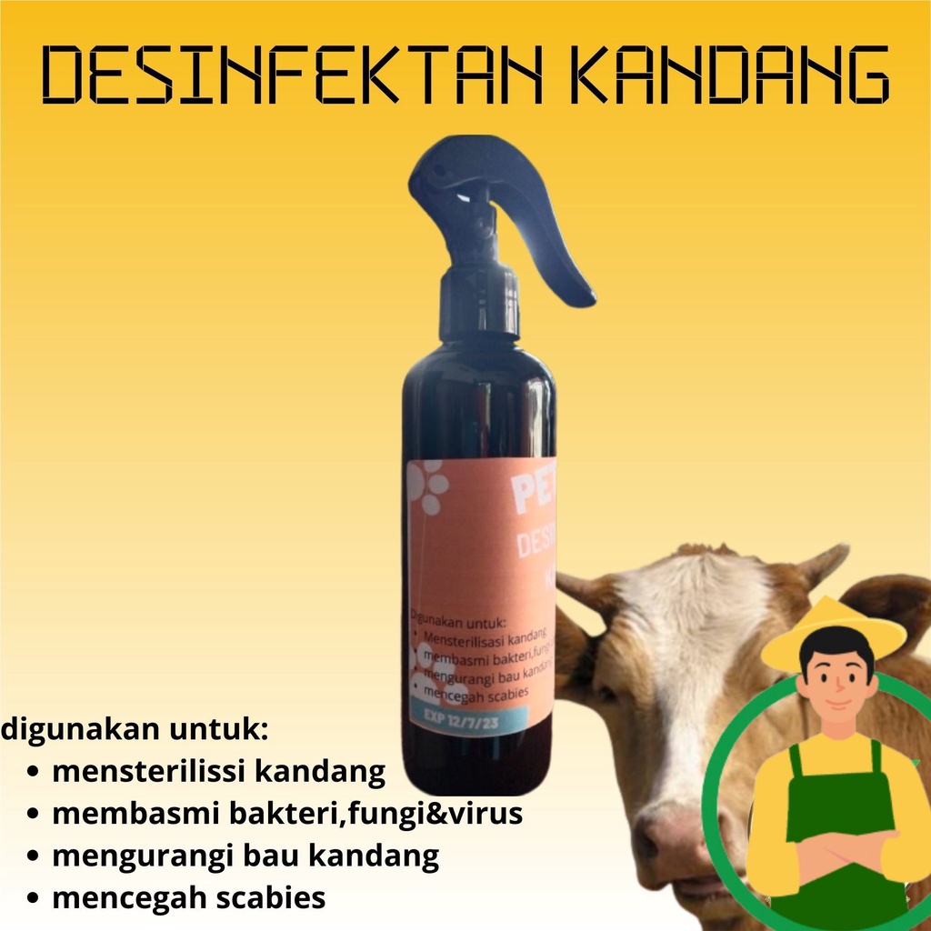 Disinfektan dan pengharum kandang sapi