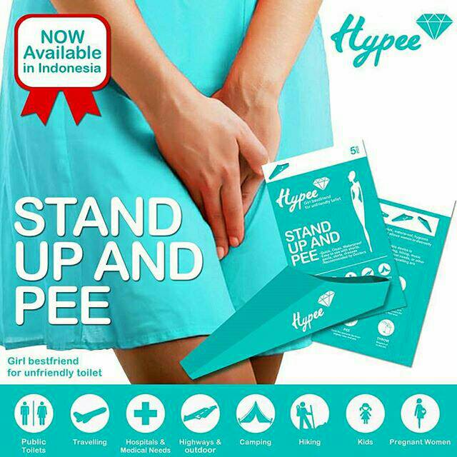 Hypee SUP ( Stand Up and Pee ) / Media Pipis