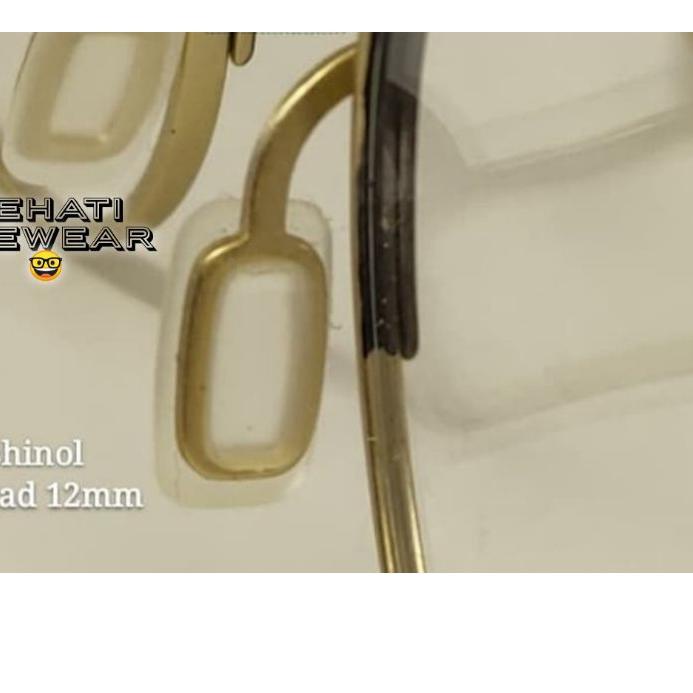 Nose pad kacamata silikon cushinol push on bantalan hidung kacamata