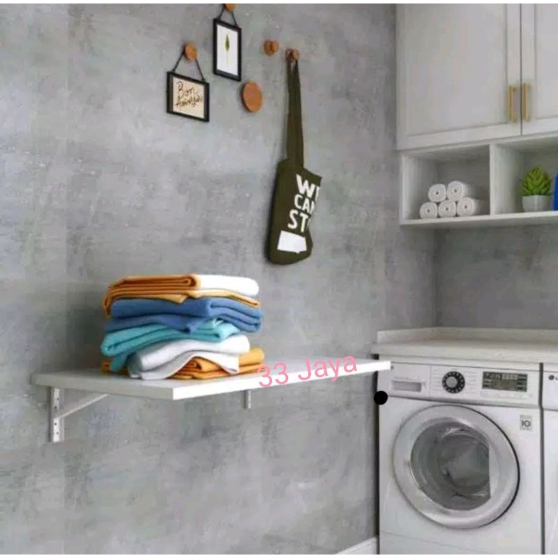 

Meja Papan Lipat Putih uk.30x60x1.5 cm Free Siku Lipat 25 cm