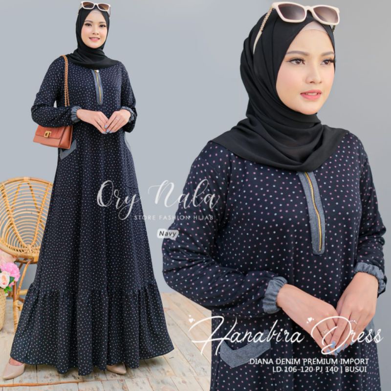 HANABIRA DRESS DIANA DENIM BY ORY NALA