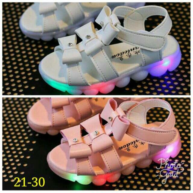 SANDAL SEPATU ANAK PEREMPUAN LED (21-30)