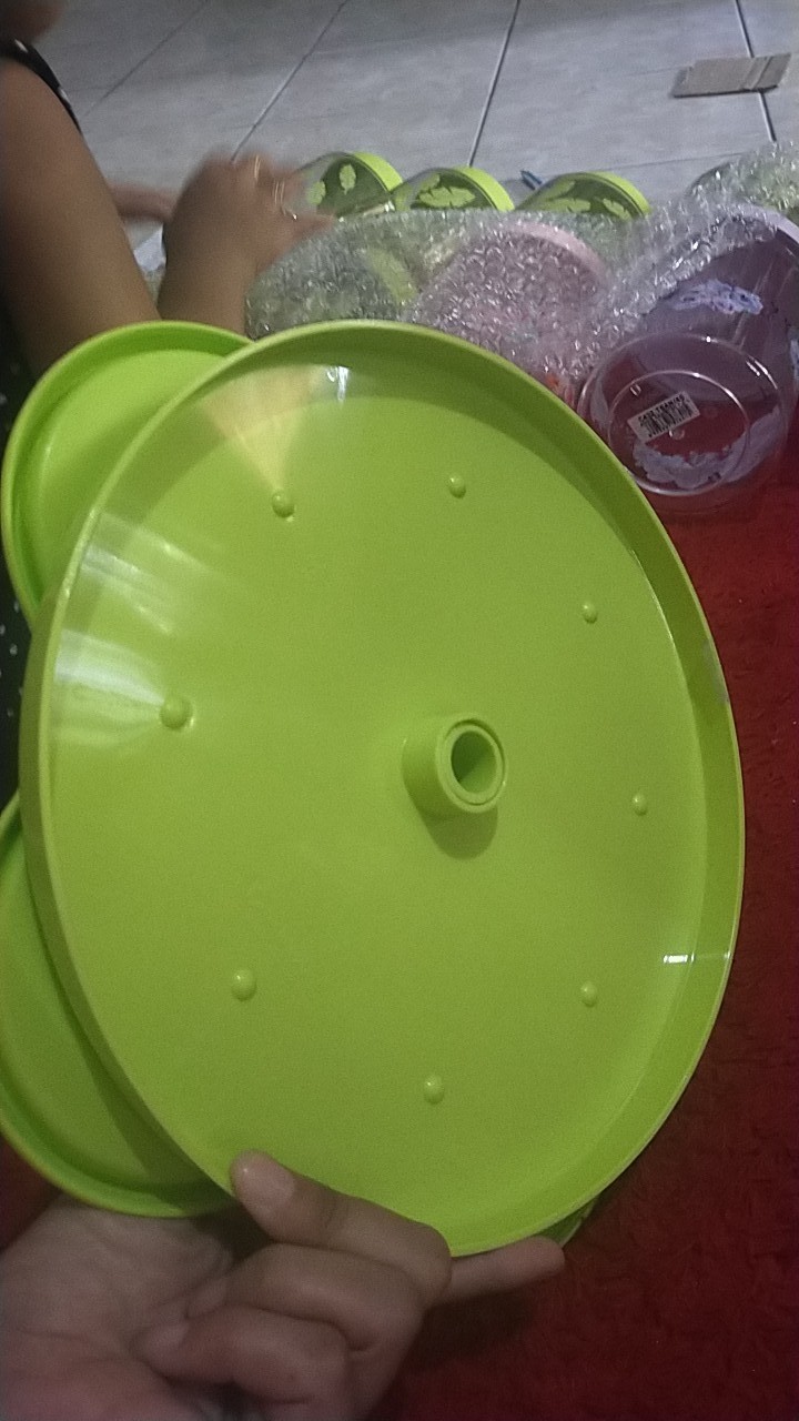 Dusdusan Technoplast Hanna Spin Canister Set Toples Lebaran Cantik Putar