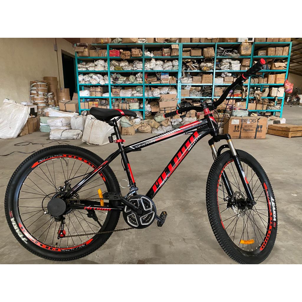 Sepeda Gunung MTB Melano 26 Import SNI Rem Cakram 21 Speed RD Melano Tourney Garansi Termurah Murah-2