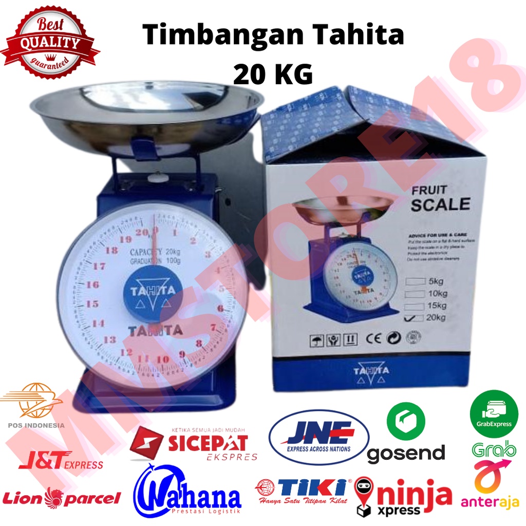 Timbangan Jarum/Sembako/Duduk/Mangkok/Analog/Buah/Sayur Tahita 20kg