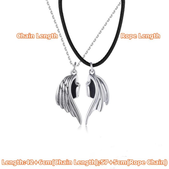 READY EMILEE New Magnet Necklace Valentine's Day Gifts Couple Gift Rope