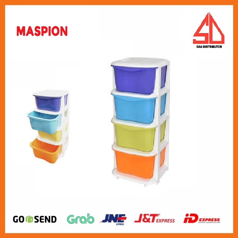 RAK SERBAGUNA Tower Container Susun 4 MASPION