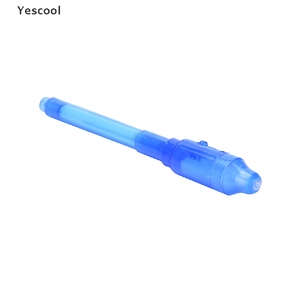 Yescool Pen Spidol Tinta Invisible Dengan Lampu LED Ultra Violet