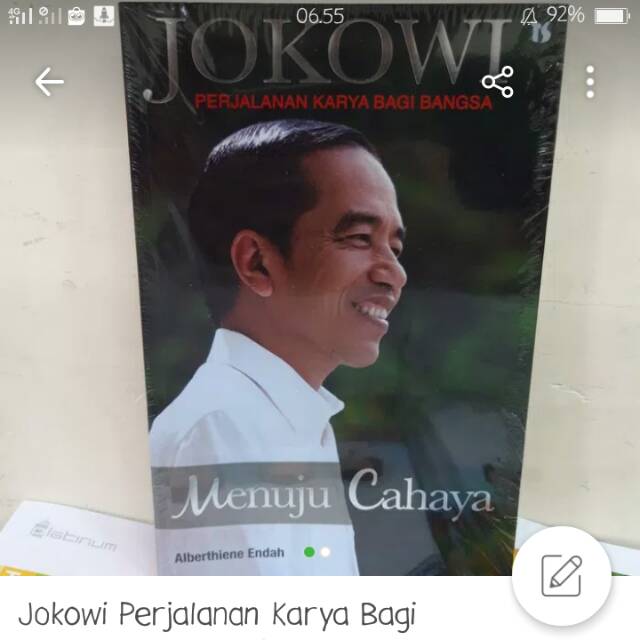 Jokowi Menuju Cahaya