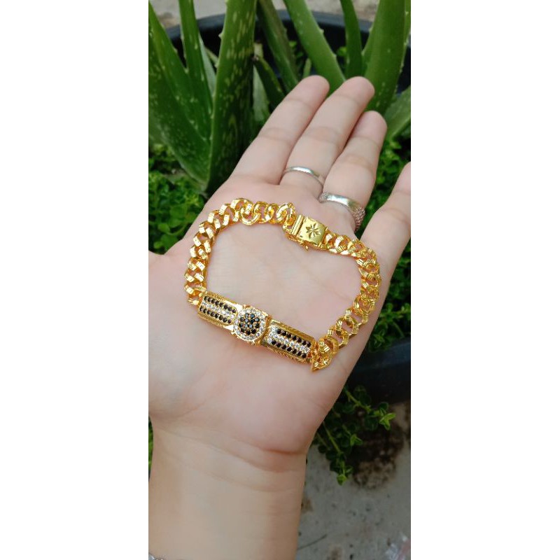 Gelang Emas Muda Sisi Naga Berplat Berat 7 Gram Shopee Indonesia