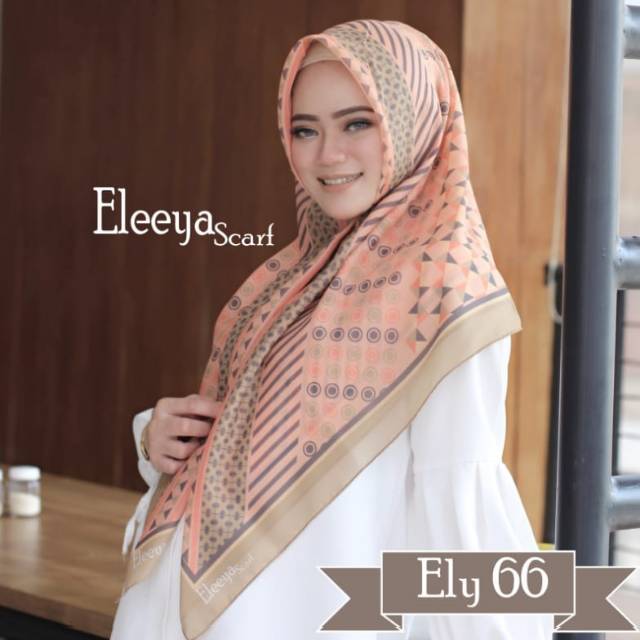 HIJAB SEGIEMPAT MOTIF PRINTING II Eleeya Scarf ELY 66