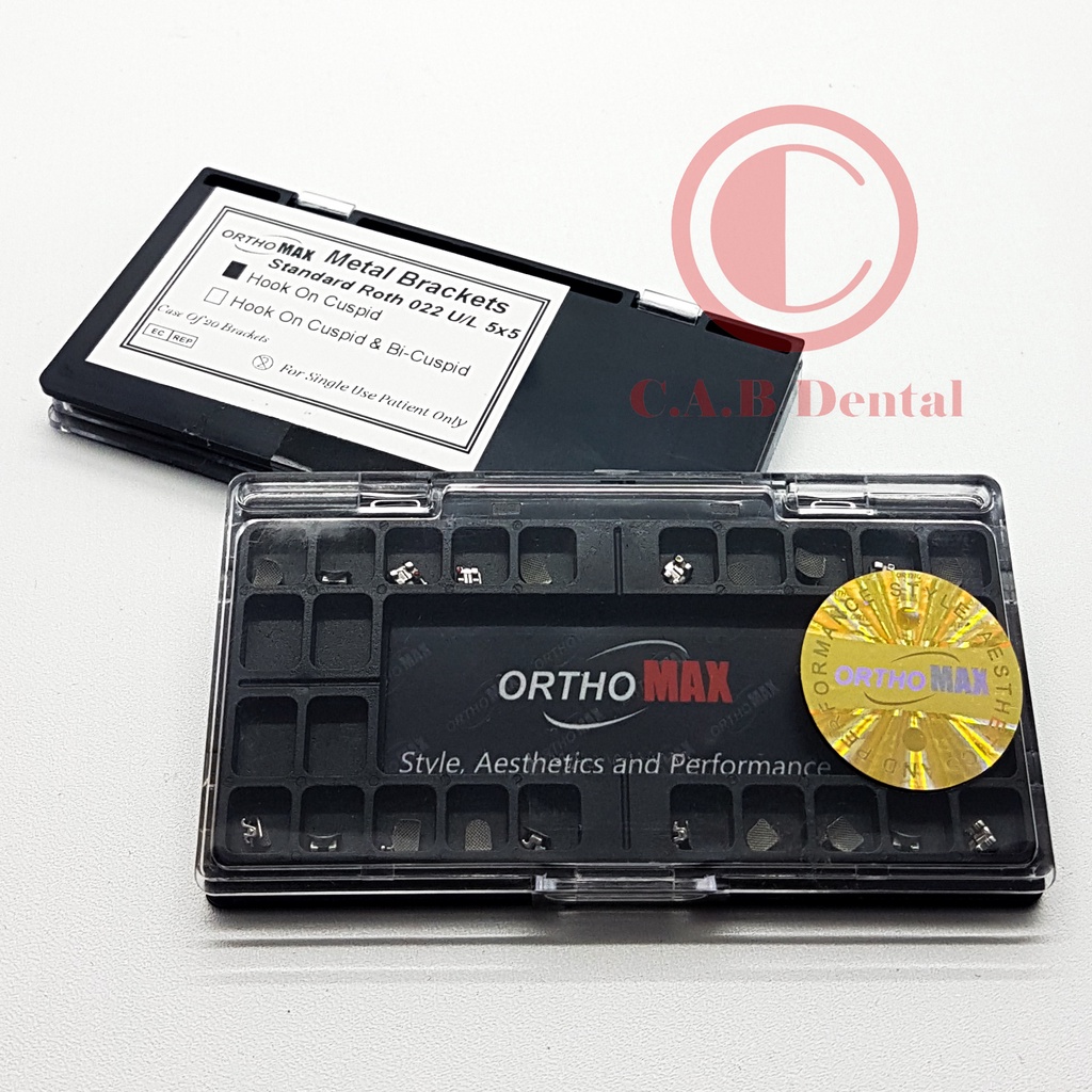 Bracket Orthomax Standard Roth 0,22 / Behel Gigi / Bracket Behel / Bracket Gigi