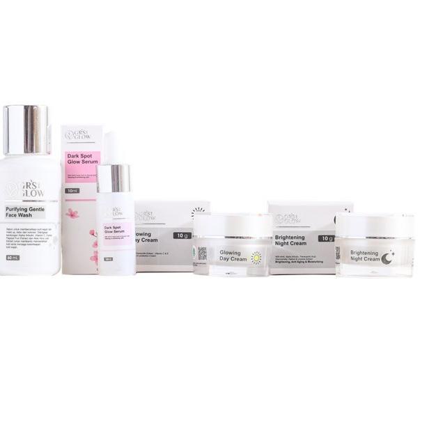 ○ GRS AND GLOW SKINCARE PAKET WHITENING GLOWING KOSMETIK WAJAH/PAKET ACNE JERAWAT ➯