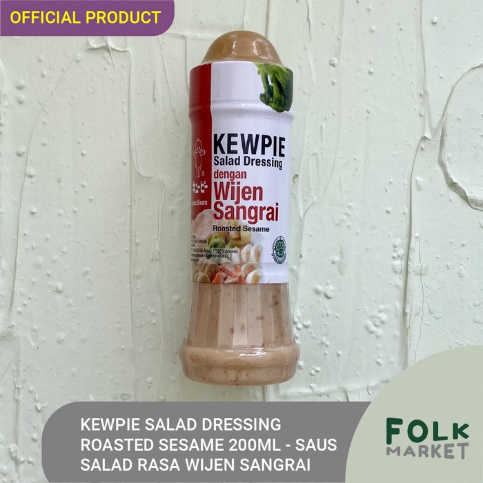 

KEWPIE Salad Dressing Roasted Sesame 200ml - Saus Salad Wijen Sangrai