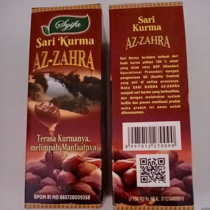 

SARI KURMA AZ-ZAHRA 330gr