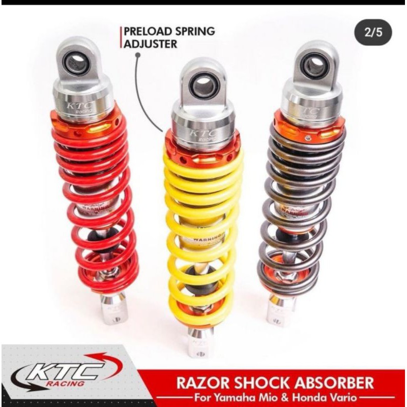 Shock belakang KTC racing Matic 300 mm