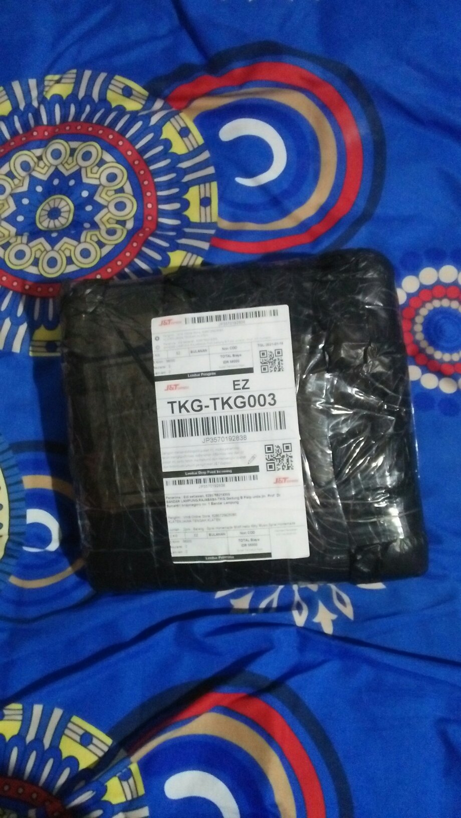 Sprei Homemade Motif Blue Rabbit