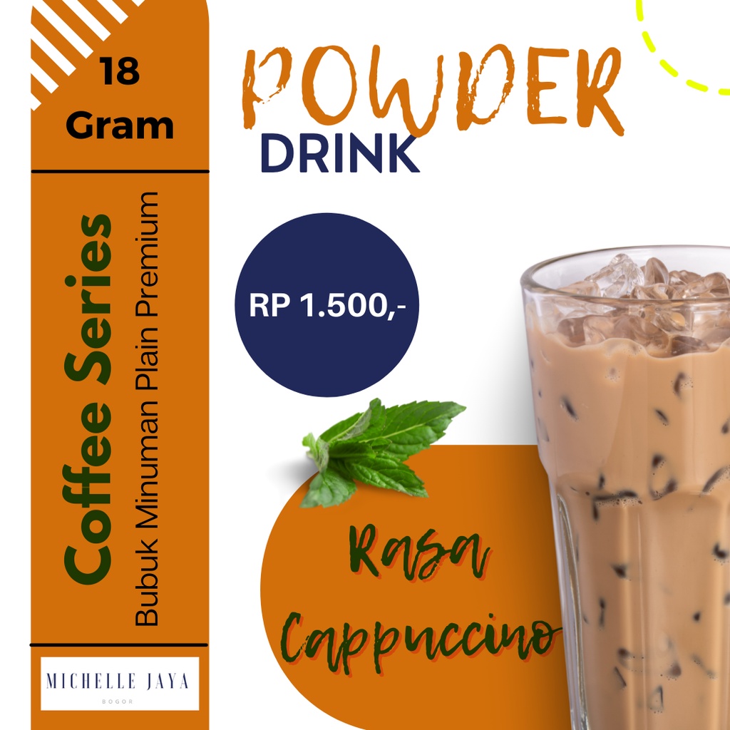 

Prime Powder Drink Super Premium Cappuccino 18 Gram / Plain / Bubuk Minuman Rasa Capucino