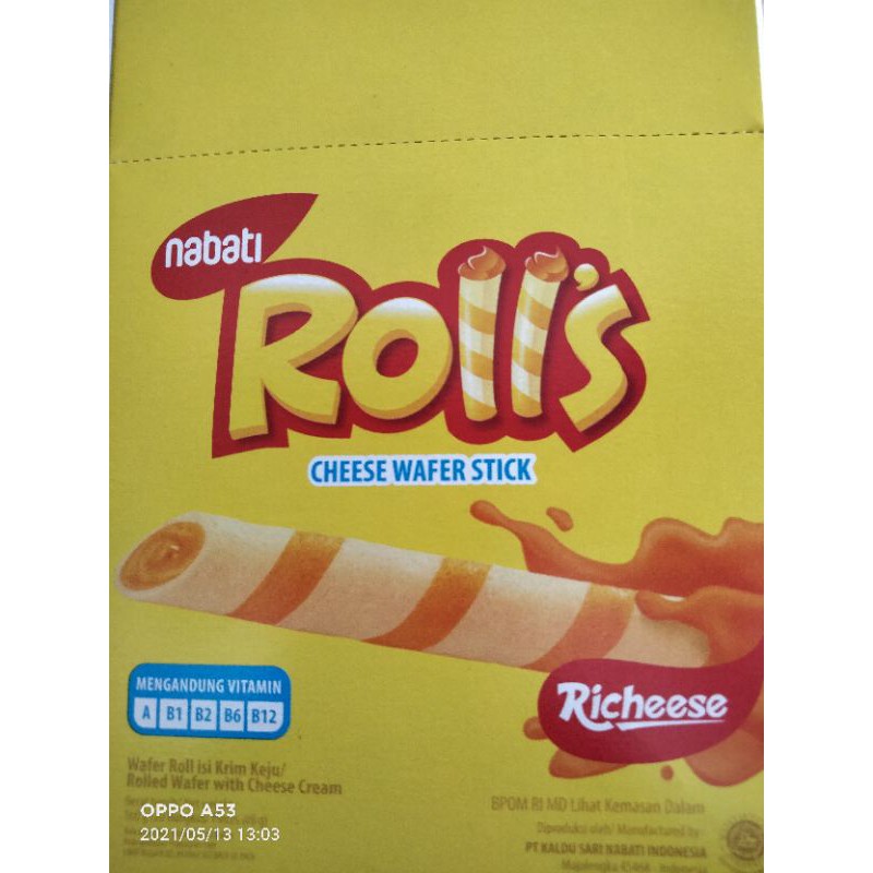 

wafer rolls/cemilan /kotak isi 20pc