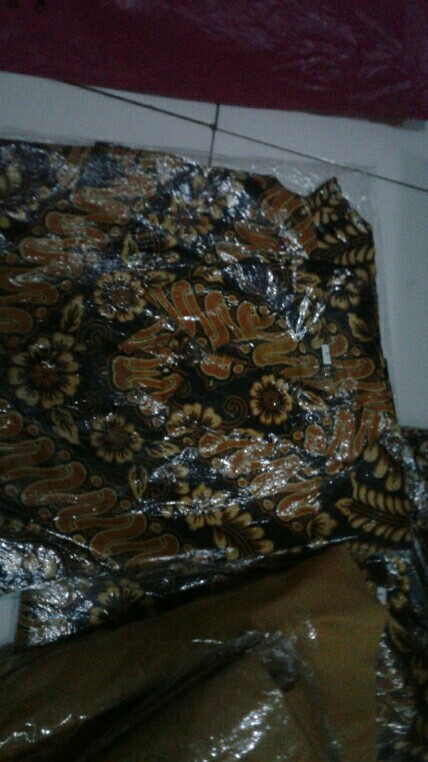 Simifashion Couple Keluarga Kebaya Set Batik Solo Asli Mix Brokat Papa Mama Anak Dijual Terpisah