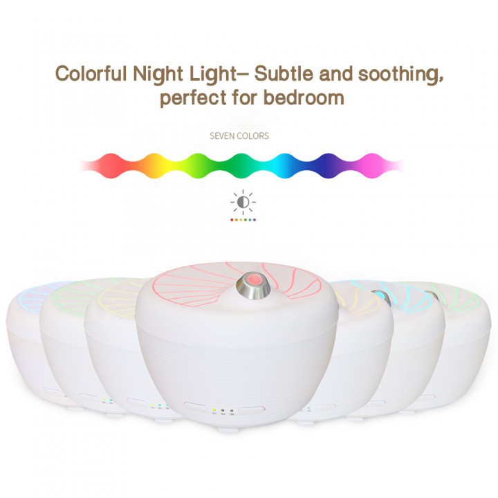 U09 USB Humidifier Aroma Diffuser Essential Oil 7 Color LED - 200ml