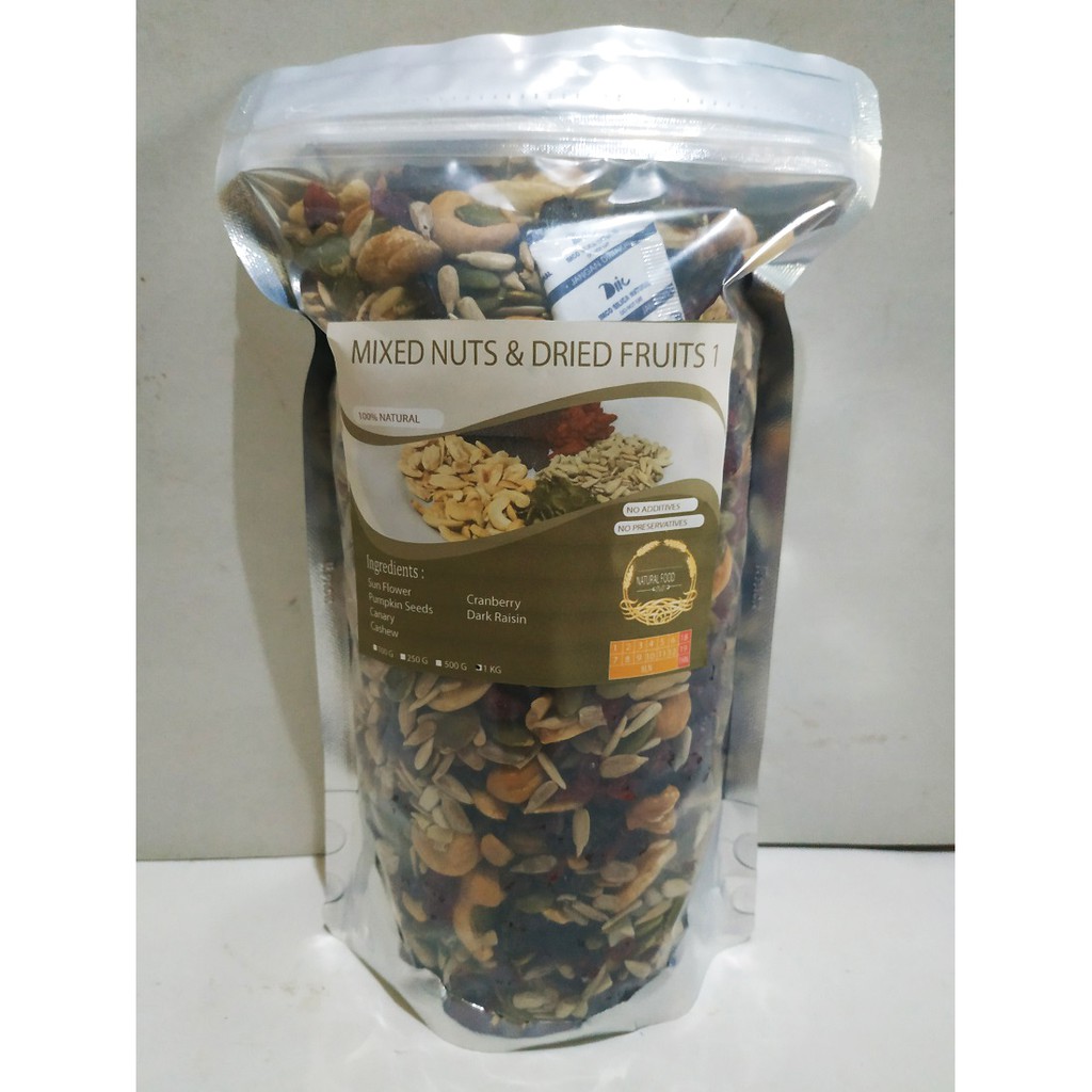 

Mixed Nuts and Dried Fruits 1 - 1 kg