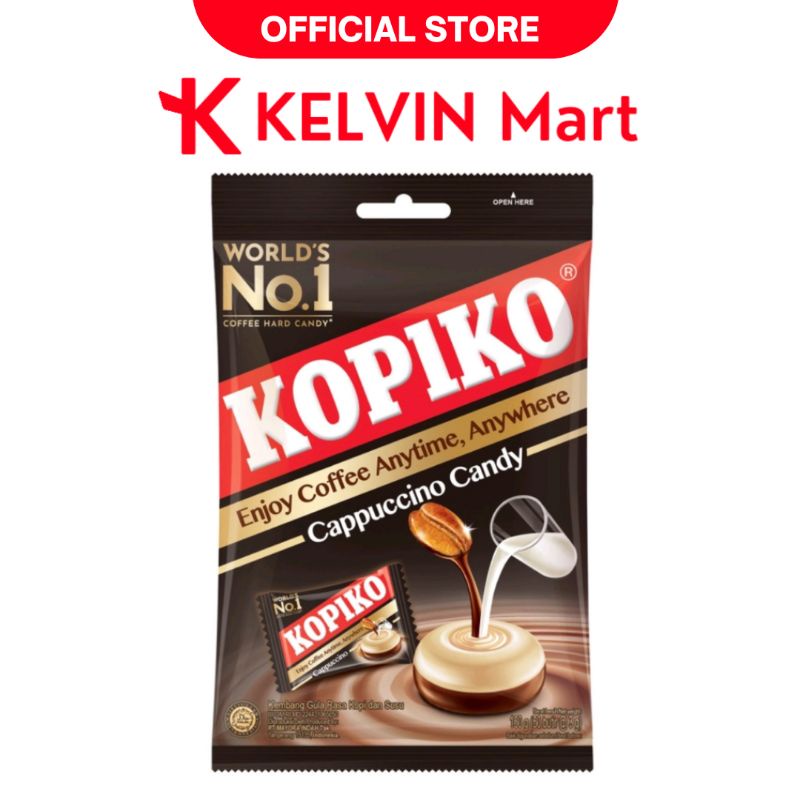 

Permen Kopiko Coffe Shot Cappuccino pck 150g | KELVIN Mart