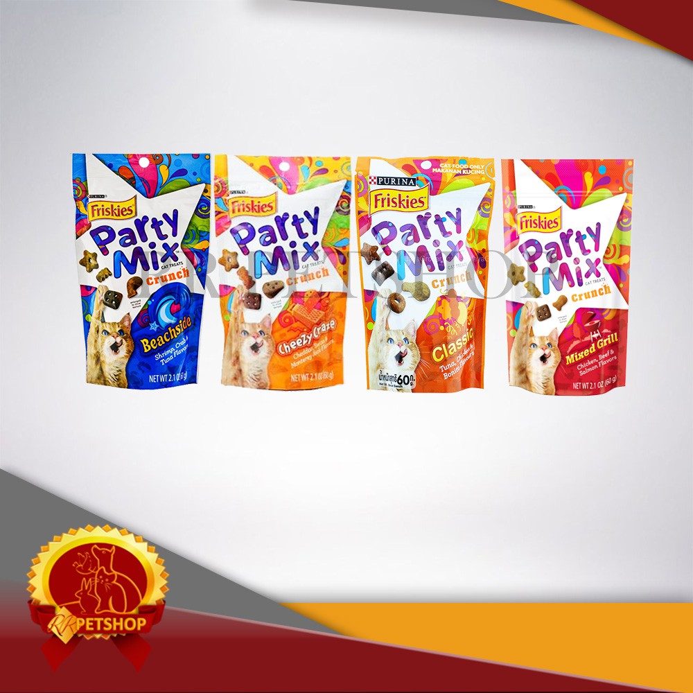 Cat Food / Makanan Kucing Friskies Party Mix All Varian 60gr