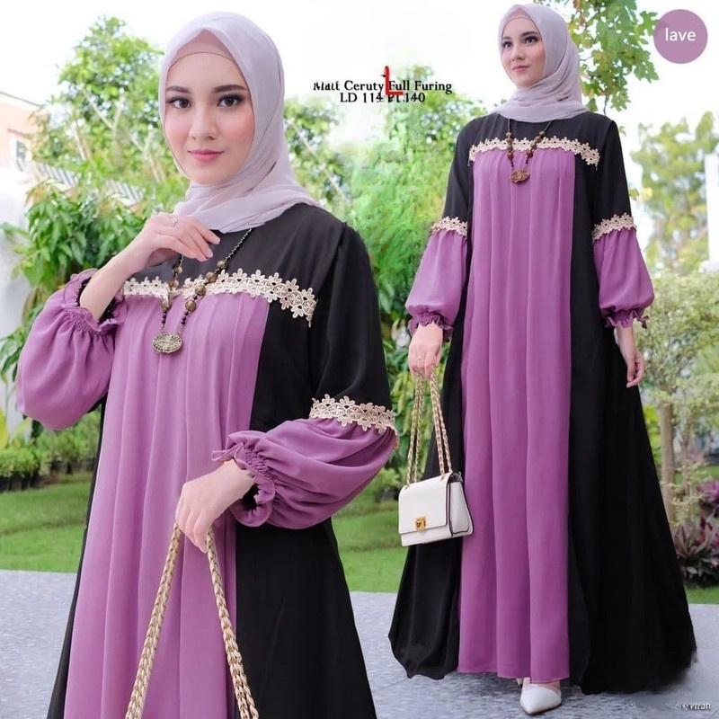 Gamis Hazena lavender YG
