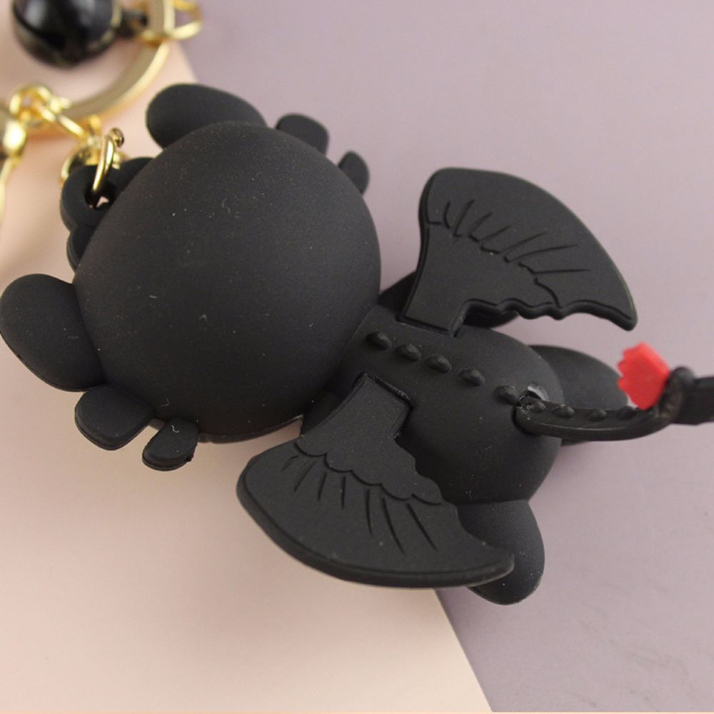 Needway  toys For Children Anime How to Train Your Dragon Cartoon Character Couple Keyring Toothless Keychains Key Chain Children Toys Bag Pendant Car Key Chain Action Figures Anime Doll Dragon 3 Light Fury/Multicolor