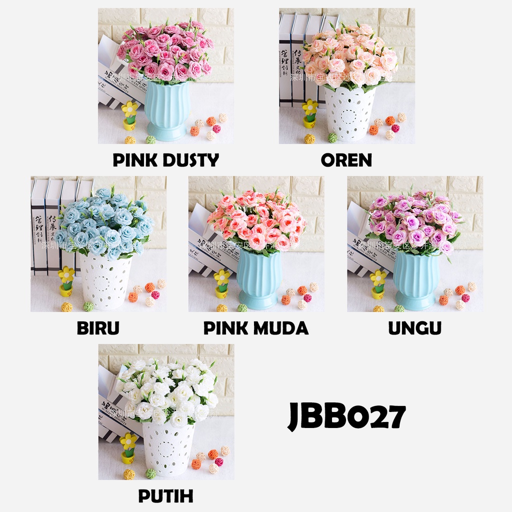 Bouquet bunga JBB027 Artifisial Dekorasi Rumah Happyonshop