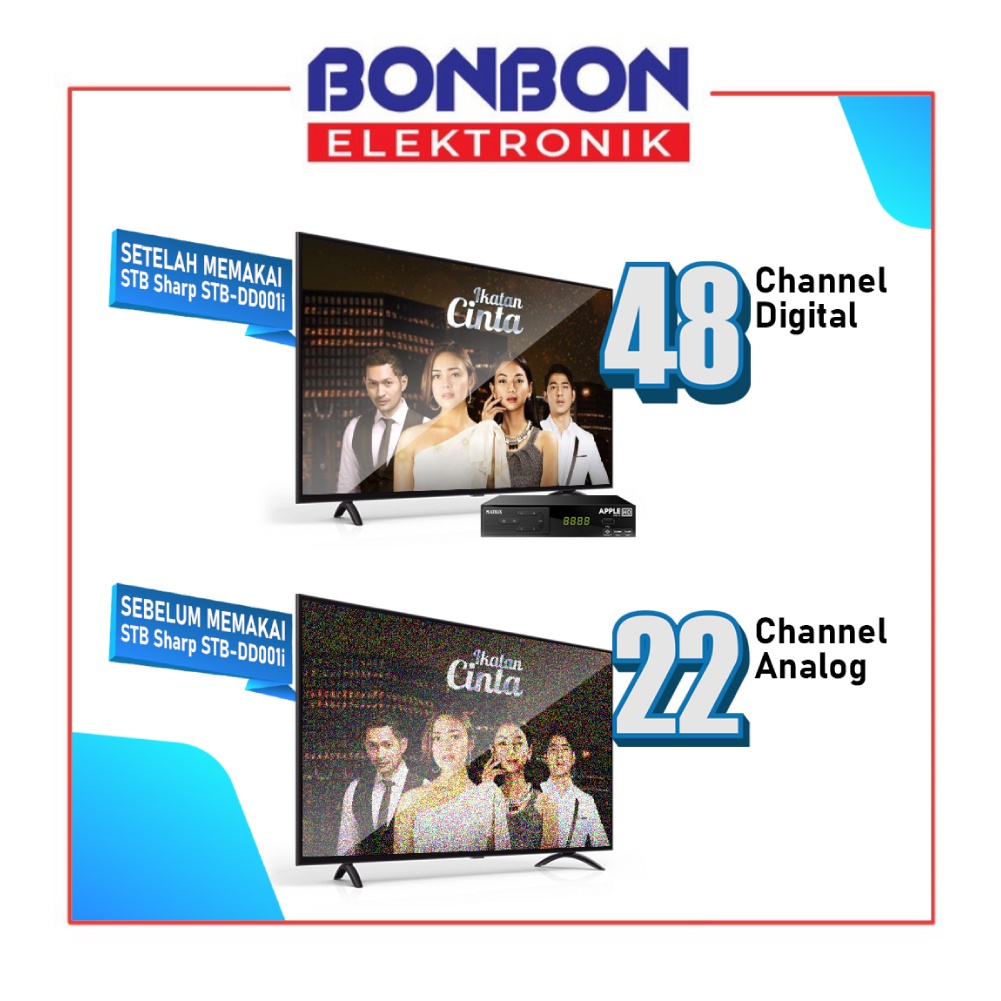 Bundling Sharp Set Top Box STB-DD001i + Antena Digital PX DA-5200