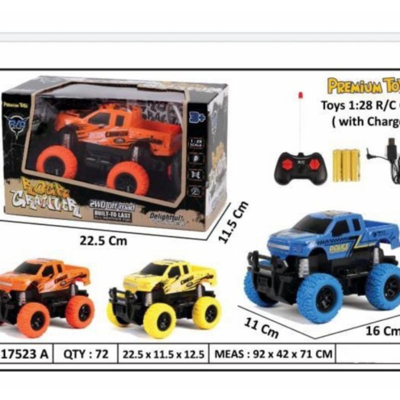 Mainan rc truck cross country