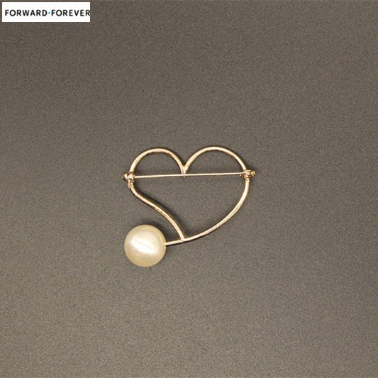 All-match fashionable pearl ring brooch     M40212