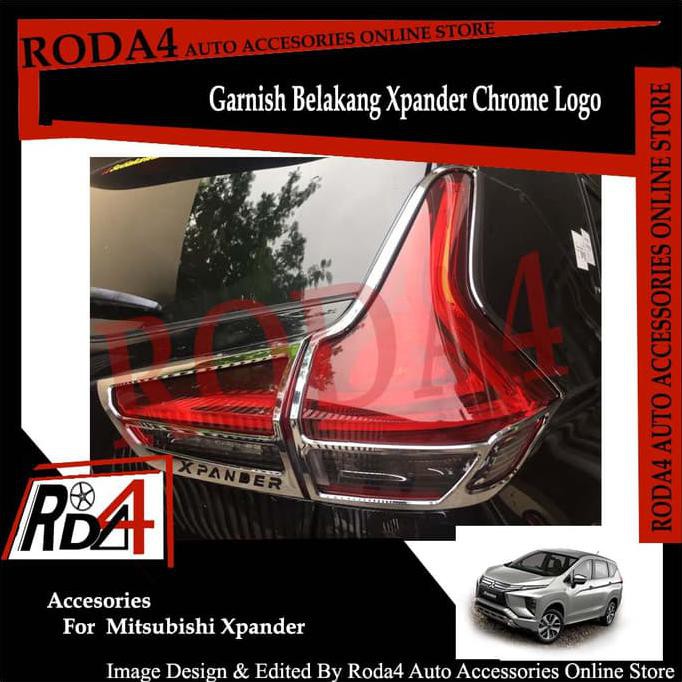 MURAH List Lampu Belakang Xpander - Garnish Belakang Xpander Chrome Logo HEMAT