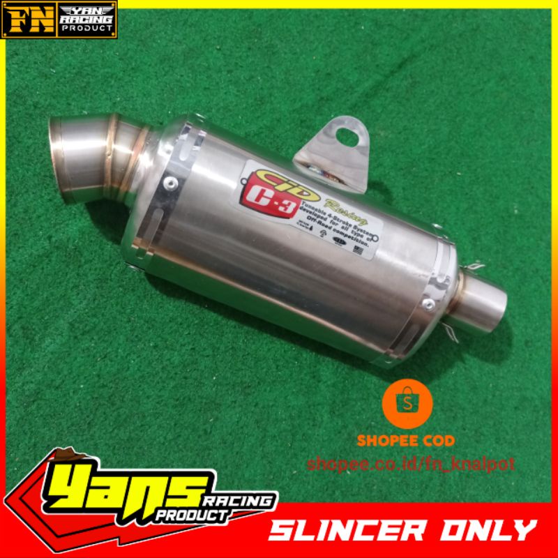 KNALPOT CLD C3 INLET 38 / KNALPOT CLD C3 PATEN / SLINCER CLD C3 38MM / KNALPOT CLD C3 SLINCER SAJA /