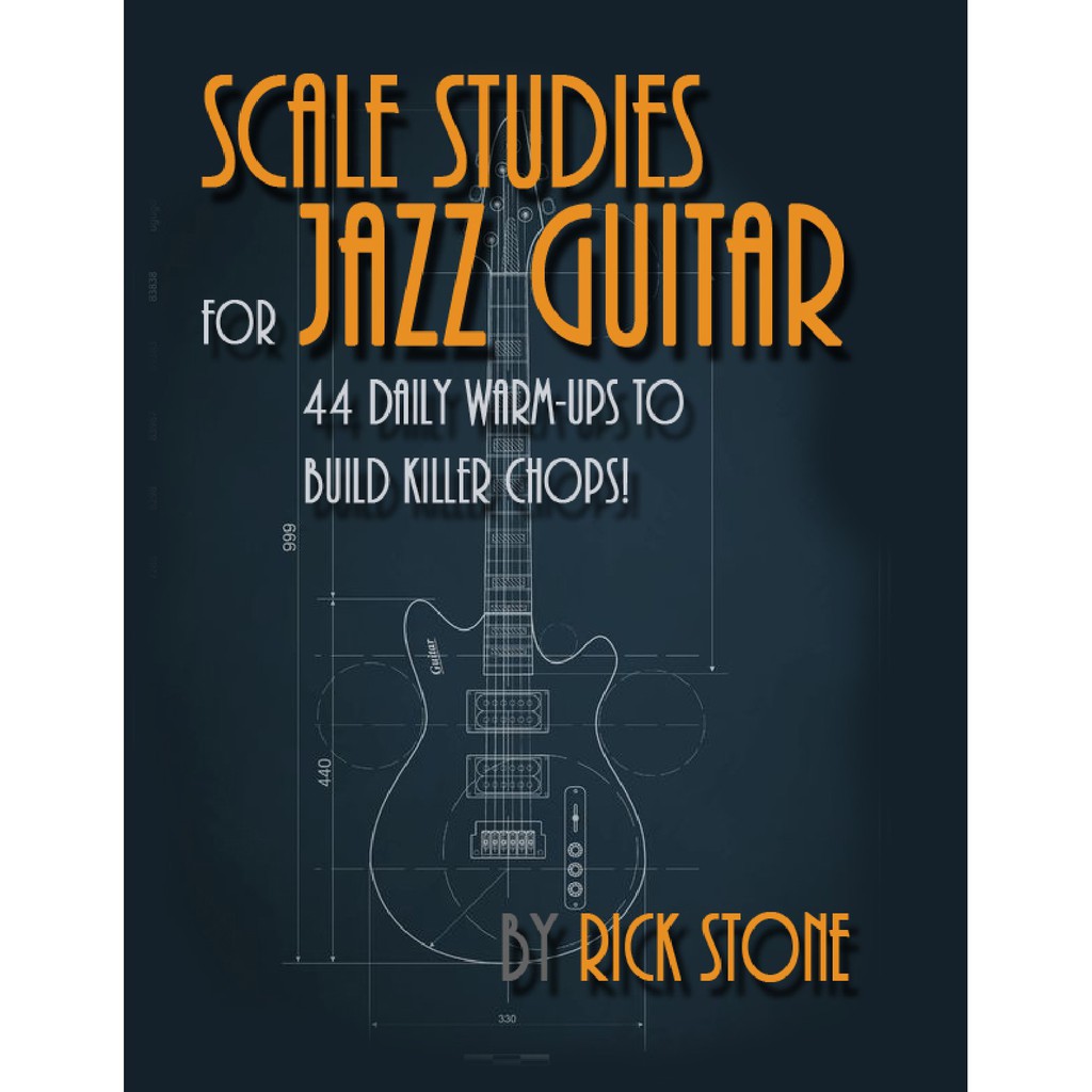 Buku Gitar scale studies for jazz guitar