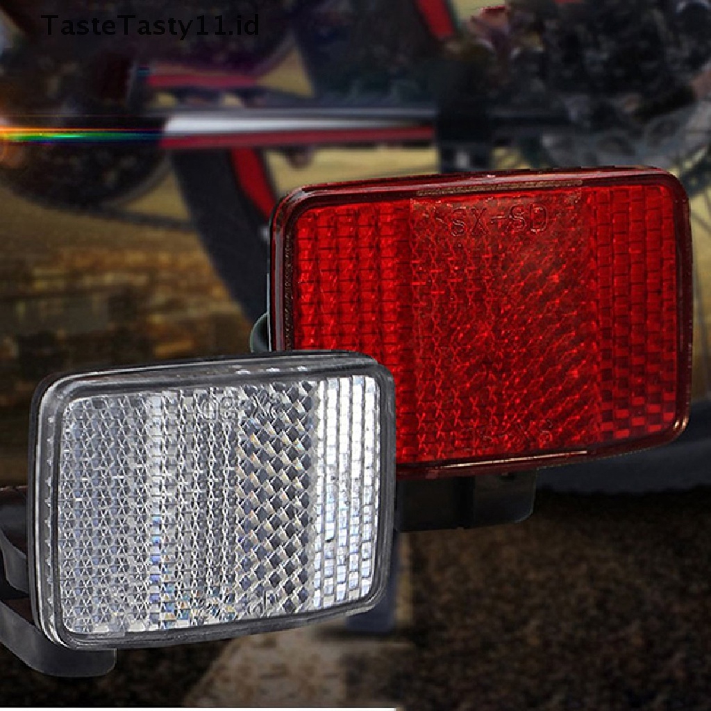 Tastetasty Reflektor Lampu Depan / Belakang Sepeda