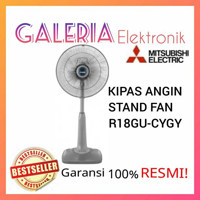 KIPAS ANGIN MITSUBISH R18 GU CY GY STAND FAN R18GUCYGY