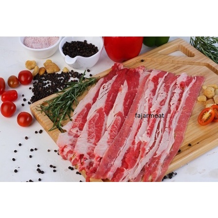 us beef slice / shortplate slice / daging slice