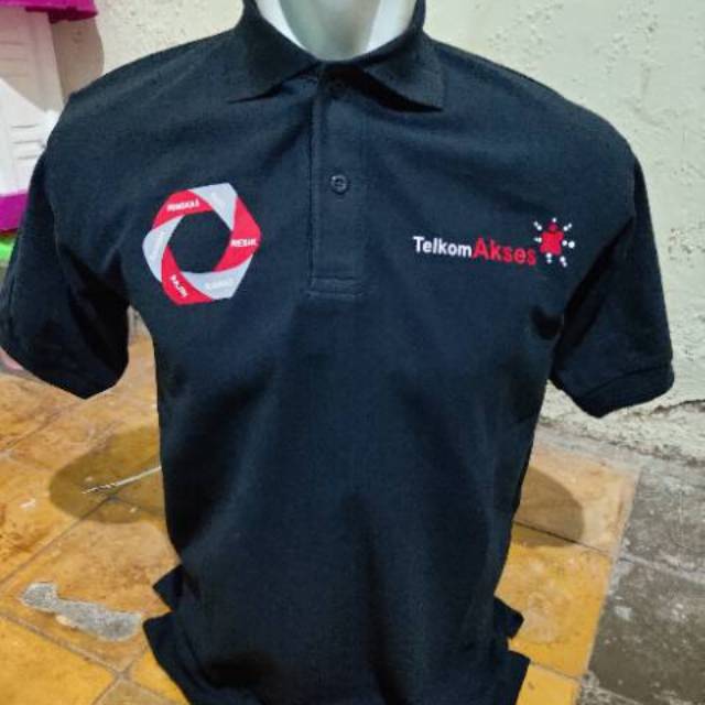 Tshirt baju kaos kerah TELKOM AKSES