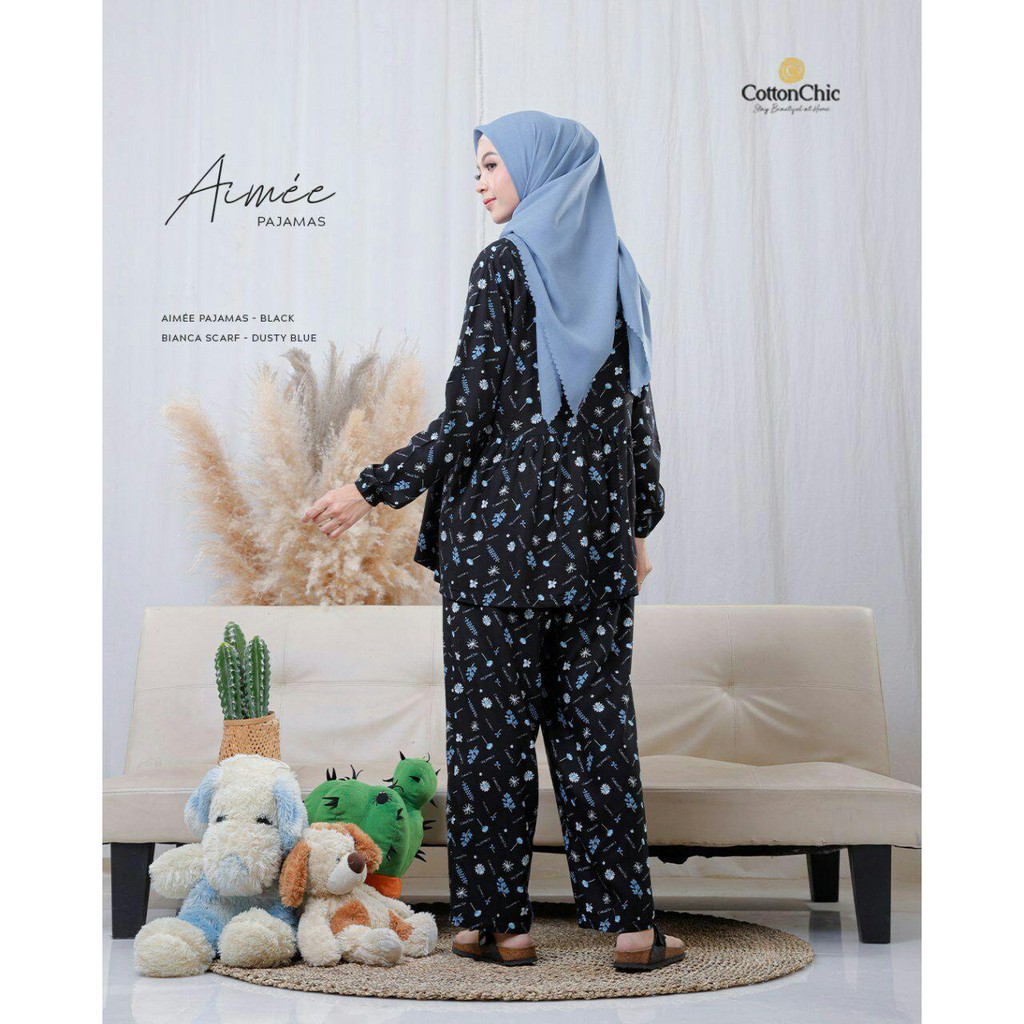 AIMEE PAJAMAS by COTTO CHIC - BAJU TIDUR NYAMAN ADEM