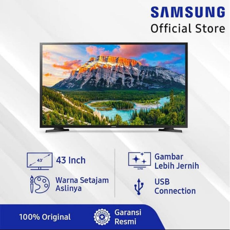 LED TV SAMSUNG 43 INCH - UA43N5001 DIGITAL TV DVBT2-2