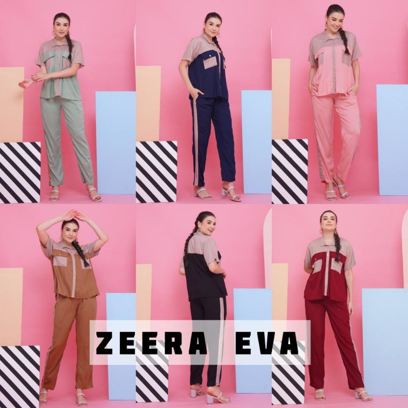 Daster arab ZEERA EVA One Set Rayon Kemeja