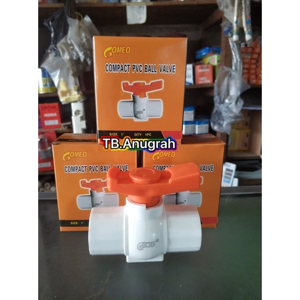 BALL VALVE PVC STOP KRAN STOP KRAN PVC BALL VALVE GOMEO BALL VALVE STOP KERAN