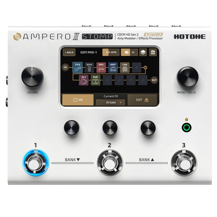 Hotone MP300 MP-300 Ampero II Stomp Multi Effects Pedal