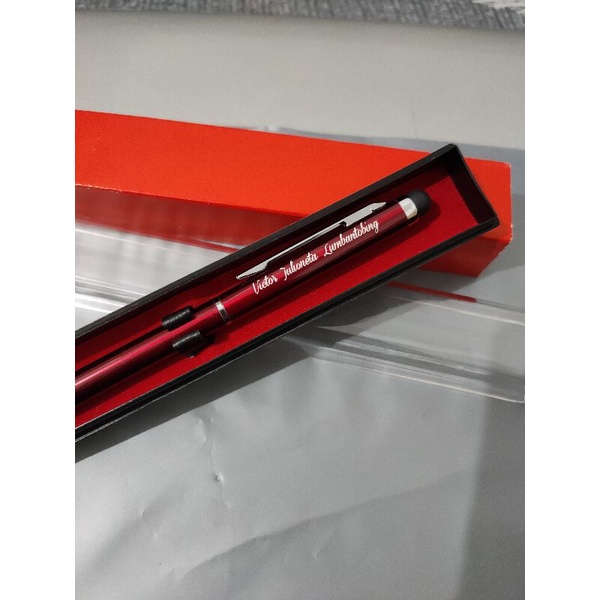 Pulpen Stylus 2in1 | Pen ici stylus | Custom Nama