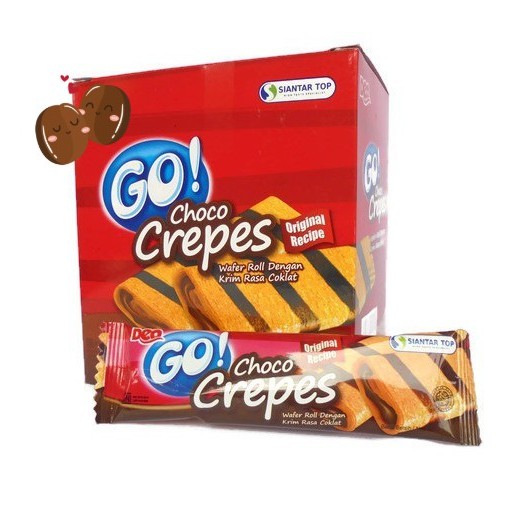 

DEO GO! Choco Crepes Wafer Coklat Box (24 pcs)